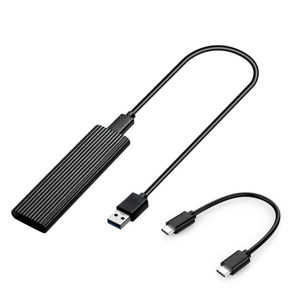 Mistaha M.2 SATA NVME to USB 3.1 Hard Drive Enclosure Dual Protocol 10Gbps Aluminum Alloy