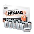 thumbnail image 1 of Batería de litio NINMAX CR123A 3V 1700mAh de alta potencia, paquete de 12, 1 of 6