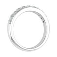 thumbnail image 2 of 1/2 Carat Round Diamond Wedding Band Ring in 14K White Gold (Ring Size 9.25) (I1-I2 Clarity), 2 of 4