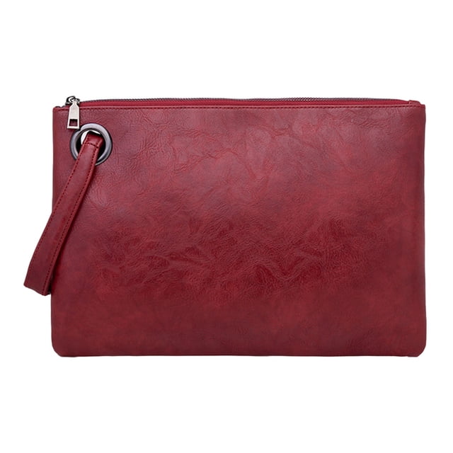 Sonducket Bolsa tipo sobre ligera, regalos prácticos para aplicaciones amplias, bolso de mano, bolso de mano Bolsas de mensajero y de hombro rojo