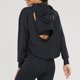 thumbnail image 4 of Sudadera con capucha atlética para mujer yeacher bolsillo trasero abierto Lado dividido manga larga S, 4 of 7