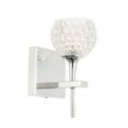 thumbnail image 2 of Woodbridge Lighting Bristol 1-Light Glass LED Bath/Wall Light in Chrome/Clear, 2 of 4