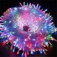 thumbnail image 2 of Novedad, 200 Leds, 200M, cadena de iluminación intermitente para exteriores/interiores, fiesta de boda, árbol de Navidad, luces de decoración de hadas centelleantes, 2 of 4