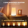 thumbnail image 6 of 1Pc New 13-Color Touch Lamp Wood Grain Night Light, Rgb Dimmable Bedside Lamp With Remote Control & Usb, Multi-Scene Ambiance Lighting For Bedroom, Nursery, Living Room, 6 of 7