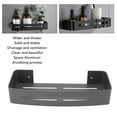 thumbnail image 3 of Bathroom Shower Shelf, Space Aluminum Wall Mount Organizer, Rustproof Minimalist Design, Storage Shelf with Hooks for Easy Hanging, Various Bathroom Decor Styles, 3 of 8