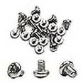 thumbnail image 3 of MroMax 20 Pcs M4 x 5mm Tête de Poêle Phillips Vis de Machine, Acier Inoxydable 304 18-8, Entièrement Fileté, Vis de Tête Croisée Métrique Argent Gris pour Poignée de Tiroir d'Armoire, 3 of 4