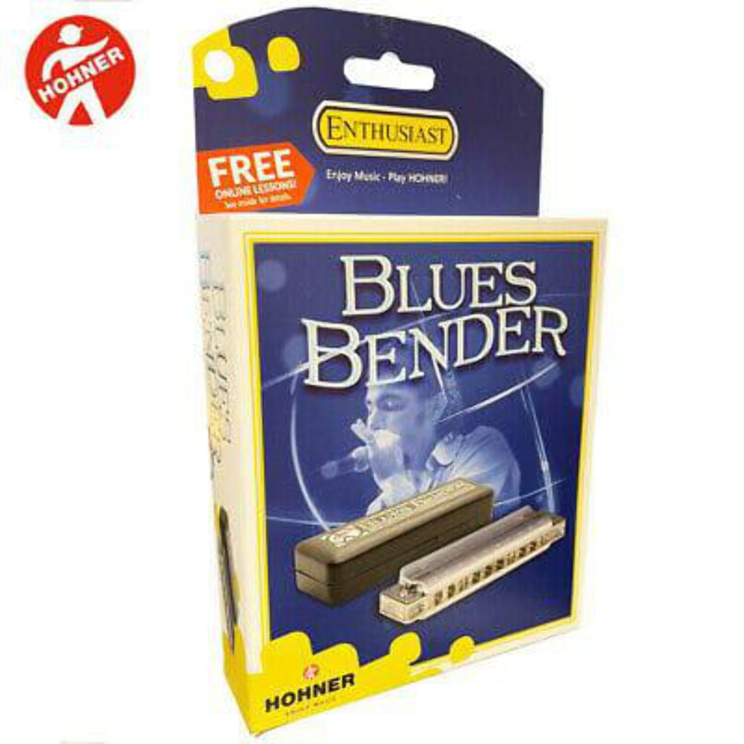 Hohner Blues Bender Harmonica Boxed; Key of Bb (M586BX-Bb)