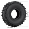 thumbnail image 6 of JIAHAOO For Axial SCX24 Crawler Tires 1.0" Wheel, 60mm OD, 20mm Wide, Rubber Compound for Superior Mud-Terrain Grip, 6 of 6