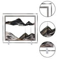 thumbnail image 7 of Aoderun Moving Sand Art Liquid Motion with Clear Frame Decor Home Relaxing Toy  (7×9in,Black), 7 of 7