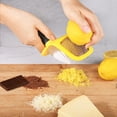 thumbnail image 5 of Cheese Grater & Lemon Zester, Multipurpose Lemon Juicer Zester w/Extra Sharp Stainless Steel Blade for Grating Parmesan, Citrus, 5 of 5