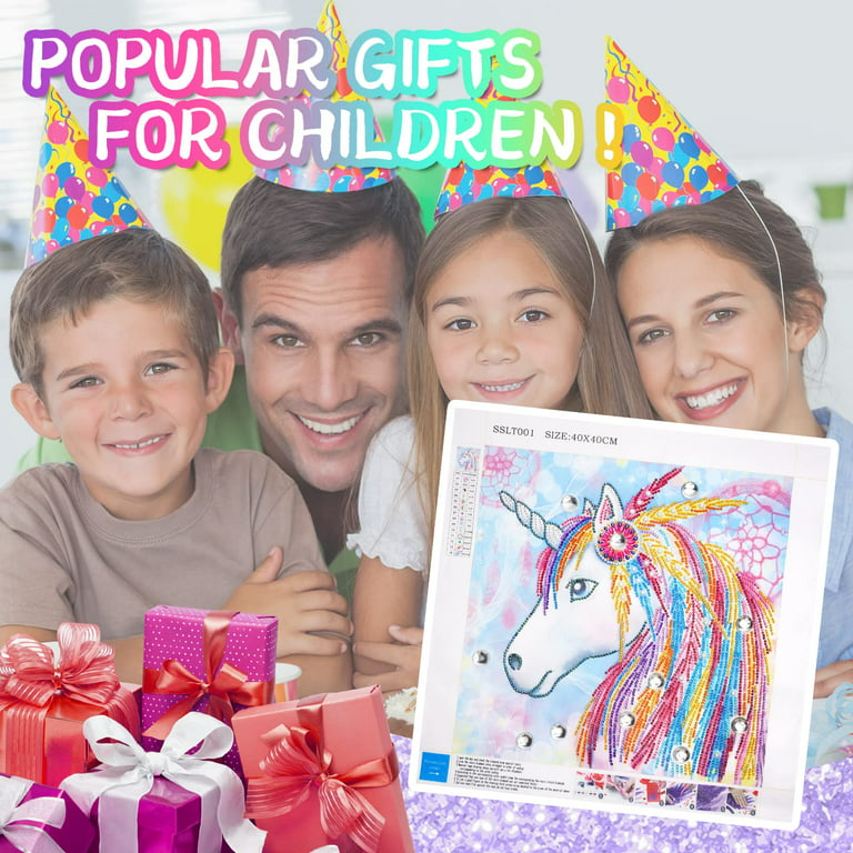 Creativity for Kids Deluxe Big Gem Diamond Painting- Child Craft Kit for  Boys and Girls 6+