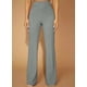 thumbnail image 5 of Pantalones de cintura alta para mujer, elegantes pantalones acampanados para uso diario, pantalones casuales ajustados y elásticos para mujer, 5 of 5