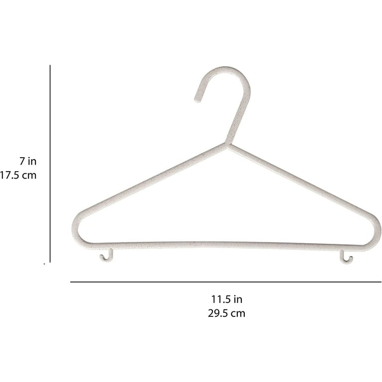 FS733: 8 White Baby Clothes Hangers