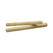 Remo Rhythm Sticks - 1 Smooth, 1 Ringed Natural 8 in.