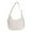 White, variant on Deago Small Puffer Crescent Shoulder Bag for Women, Nylon Quilted Shoulder Purses, Puffy Handbags with Adjustable Strap (Pink)