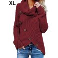 thumbnail image 1 of AIHOME Pull-Over Décontracté à Col Bénitier Ourlet Asymétrique pour Femmes, 1 of 1