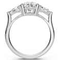 thumbnail image 3 of Pompeii 2Ct TW Pear Shape Three Stone Diamond Engagement Ring in 14k Gold Lab Grown, 3 of 5