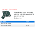 thumbnail image 2 of Throttle Position Sensor - Compatible with 1996 - 2004 GMC Sonoma 4.3L V6 1997 1998 1999 2000 2001 2002 2003, 2 of 2