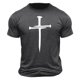 thumbnail image 1 of Camisa Casual de Cuello de la Tripulación de la Impresión de Pascua de Manga Corta de Verano Top Ligero de Poliéster para los Hombres, Camiseta de Manga Corta para el Uso Diario de Primavera Verano, 1 of 9