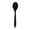 Black, variant on HWHCGZ Mixing Spoons for Cooking, 8" Small Silicone Nonstick Heat Resistant Kitchen Spoon for Serving, Stirring, Baking, and Mixing Tools No BPAs Black