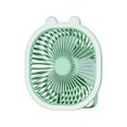thumbnail image 2 of Ventilador de circulación de aire pequeño Sunnimix Ventilador de mesa verde, 2 of 8