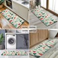 thumbnail image 6 of Beige Christmas Tree Pattern Kitchen Rug Mat,Kitchen Runner Rugs Non Skid Washable,Decorative Kitchen Floor Mats for Kitchen,Sink,Laundry,17"x47.2", 6 of 7