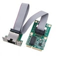 thumbnail image 2 of New Mini PCI-E Network Card 1000Mbps Gigabit Ethernet NIC Adapter RTL8111F PCI Express y20491, 2 of 6