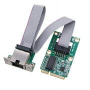 New Mini PCI-E Network Card 1000Mbps Gigabit Ethernet NIC Adapter