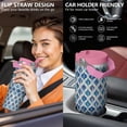 thumbnail image 5 of 30oz Handheld Travel Tumbler with Handle – Double Wall Stainless Steel Insulated Cup, Flip Straw Lid, Leak-Proof & BPA-Free for Hot and Cold Drinks – Durable Coffee & Juice Mug Pink, 5 of 7