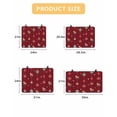 thumbnail image 7 of Large Induction Cooktop Protector Mat Christmas Stove Top Covers for Electric Stove, Winter Xmas Balls Cartoon Cute Weeping Red Decorative Stove Burner Cover Mats, Glass Top Stove Cover, 7 of 7