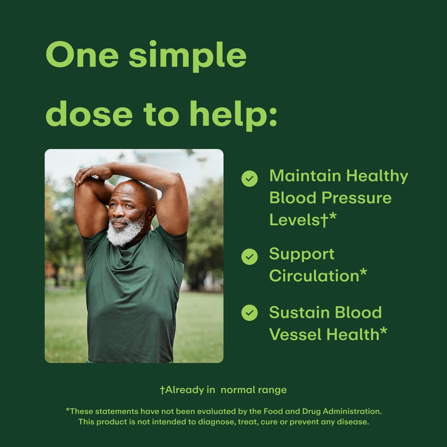 WellWithAll Blood Pressure Support | Supports Healthy Blood Pressure & Circulation | 60 Tablets