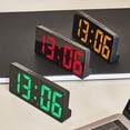thumbnail image 2 of Creative Number Clock Color Nightlight Temperature Calendar Alarm Clock LED Large Number Electronic Clock Backlight Home Decor, 2 of 5