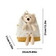 thumbnail image 4 of Mochila personalizada para niños con diseño de oso - Mochila de lona para infantil y primaria - Correas ajustables, 20,5x28x1,5cm, espalda transpirable, 4 of 5