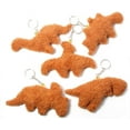 thumbnail image 6 of LANFENG Toy Dino Chicken Nuggets Keychain - Dinosaur Nugget Keychain - Funny Soft Dino Plush Bag Charm, 6 of 13