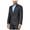 grey, variant on Ryan Seacrest Mens Plaid Modern-Fit Two Button Blazer Jacket, Grey, 38 Long