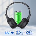 thumbnail image 4 of F4 Écouteurs Radio FM Rechargeables et Portables avec Meilleure Réception, Casque Radio FM pour Réunion, Travaux Quotidiens, Randonnée, Jogging, 4 of 5
