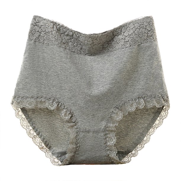 Gibobby Pantaletas mujer Bragas moldeadoras de cintura alta para mujer(Gris,XL)
