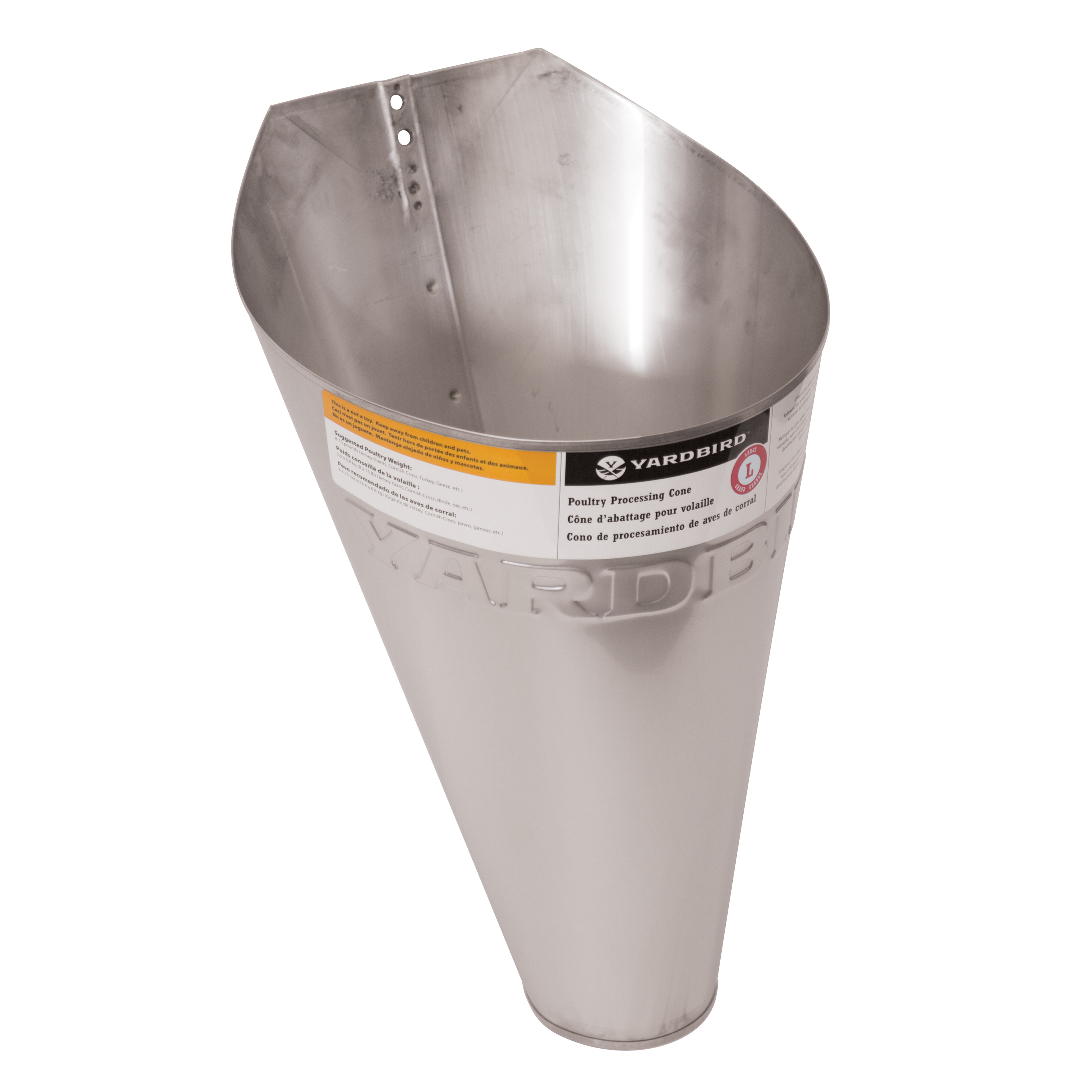 Yardbird Large Stainless Steel Chicken and Poultry 4.5 in. Restraining