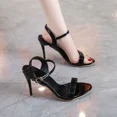 thumbnail image 1 of Sandalias de tacón fino para mujer, zapatos de tacón alto con punta abierta y hebilla, Sexy, para fiesta y boda, talla grande 45, 2024, 1 of 5