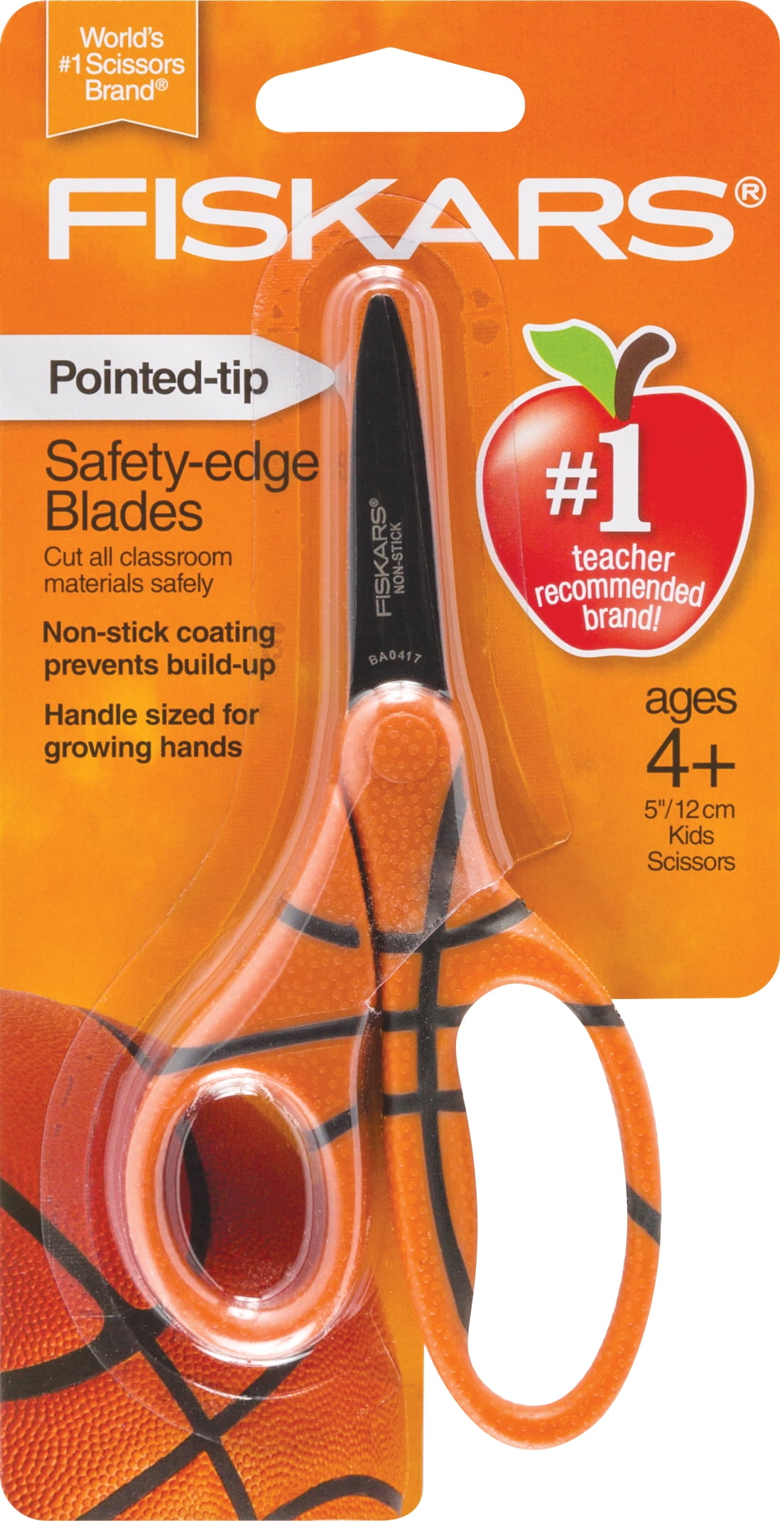 Fiskars MVP Non-stick Pointed-tip Kids Scissors (5 in.) - Dance - DroneUp  Delivery
