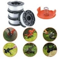 thumbnail image 6 of AF-100 Spool, 0.065" Line String Trimmer Replacement Compatible with Black & Decker GH900 GH600 String Trimmer(4 Pack+1 Spool Cap and Spring), 6 of 6