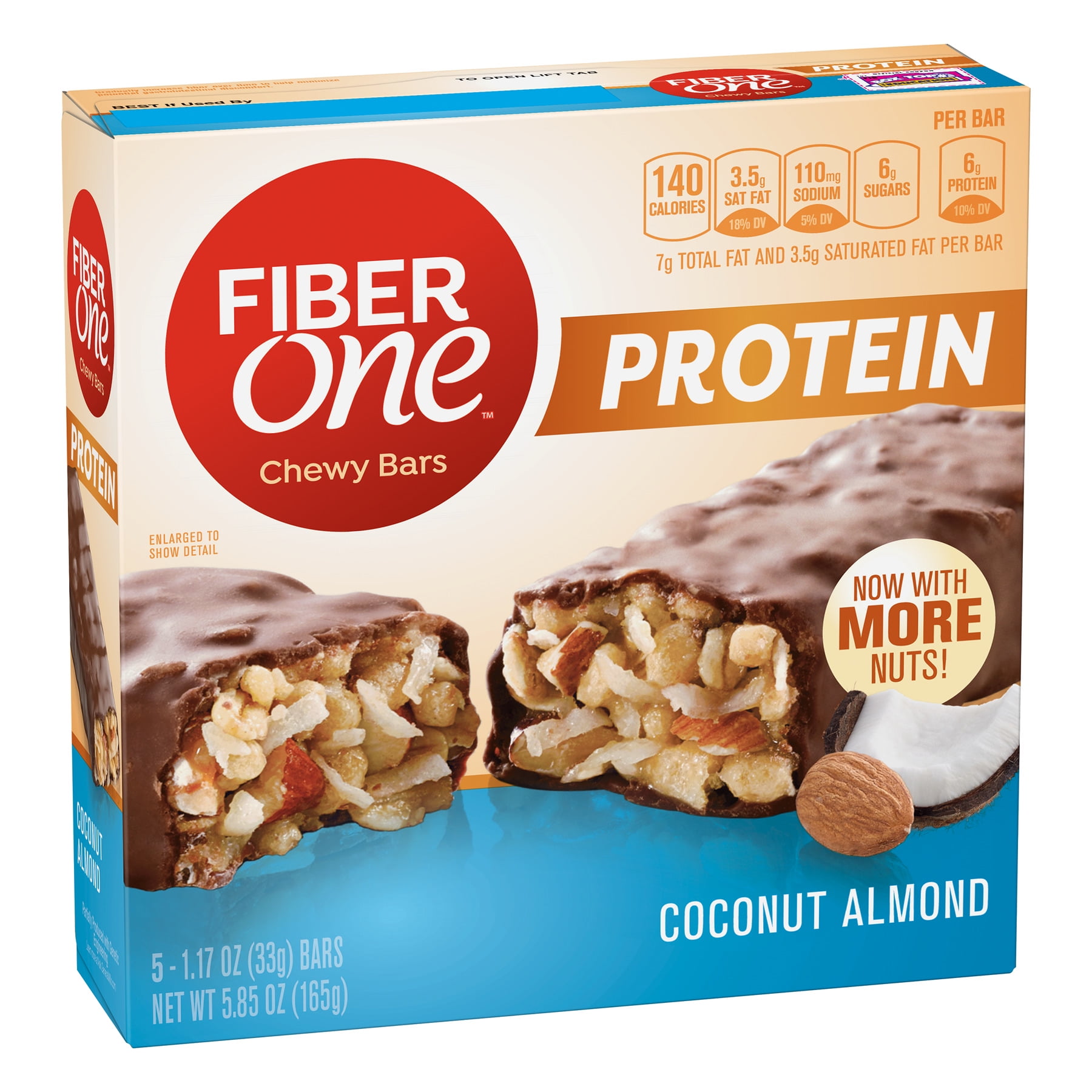 Fiber One Coconut Almond Nutrition Runners High Nutrition