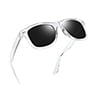 A-Transparent frame/Grey lens