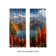 thumbnail image 3 of EGNMCR Trendy Printed Patterns With A Strong Decorative Look Light Blocking Curtains For Dorm Rooms Polyester Curtains, 3 of 6