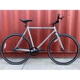 thumbnail image 1 of 53 cm Hi-Ten Steel & Aluminum Frame Fixed Gear Road Bicycle, Chrome Silver, 1 of 1