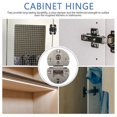 thumbnail image 2 of 2 Pcs Zinc Alloy Round Tray Table Hinge Folding Flips Tops Spring Hinges, 2 of 3