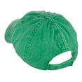 thumbnail image 4 of D&Y St. Patrick's Day Embroidered Quote Lucky Clover Low Profile Baseball Cap, Feelin' Lucky, Green, 4 of 4