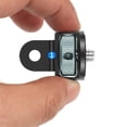 thumbnail image 4 of Aluminum Alloy Two-card Slot 1/4 inch Screw Tripod Adapter 360Rotating Mount Holder For Gopro For Insta360, 4 of 5