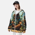 thumbnail image 3 of Lsque Forest Meditating Gorilla UPF 50+ Lightweight Sun Protection Men's Women's Long Sleeve Shirt, Hoodie Performance -Small, 3 of 9