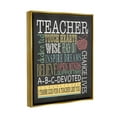 thumbnail image 3 of Stupell Teacher Appreciation Chalkboard Style Inspirational Painting Gold Floater Framed Art Print Wall Art, 3 of 6